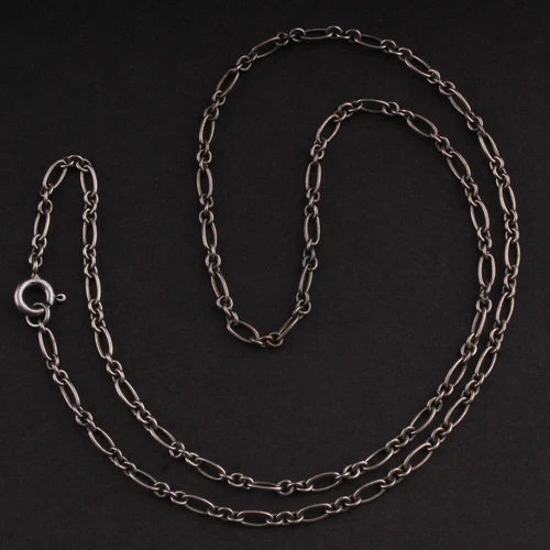 Georg Jensen Sterling Chain 45 cm, Silver. Figaro. Heritage. NEW! 1988-2013