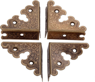Dophee 4Pcs Decorative Corner Protectors, Retro Style Edge Safety Guards Covers 
