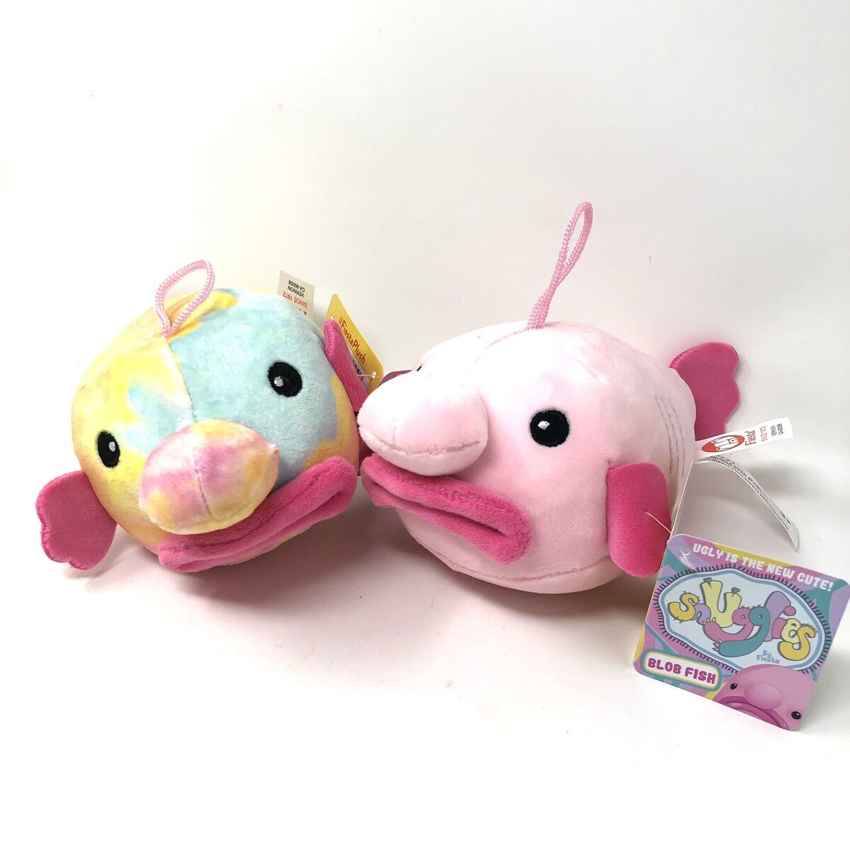 39 Blob Fish Plush - Pink Or Tie Dye