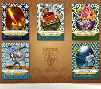 rare sorcerers of the magic kingdom cards Disney Sorcerers Mask of the Magic Kingdom Sotmk Game Wdw Walt Disney World  Exclusive Game Lightening Card # 62 Dumbo's Pink Elephant Parade Rare Animal  Spell Map & Mickey Stickers : Buy main image 0