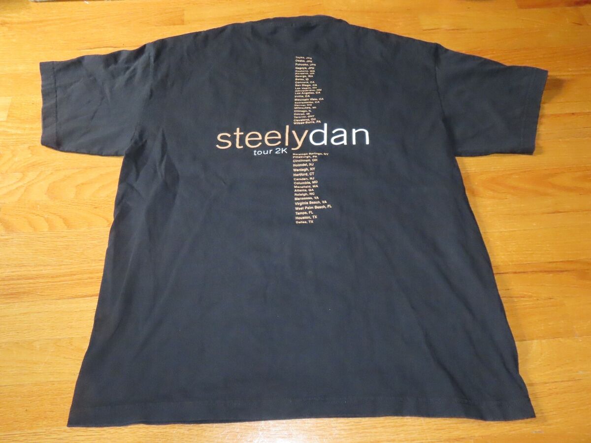 2000 STEELY DAN 2 Against Nature Concert Tour X Shirt DONALD 2000 STEELY DAN 2 Against Nature Concert Tour X Shirt DONALD
