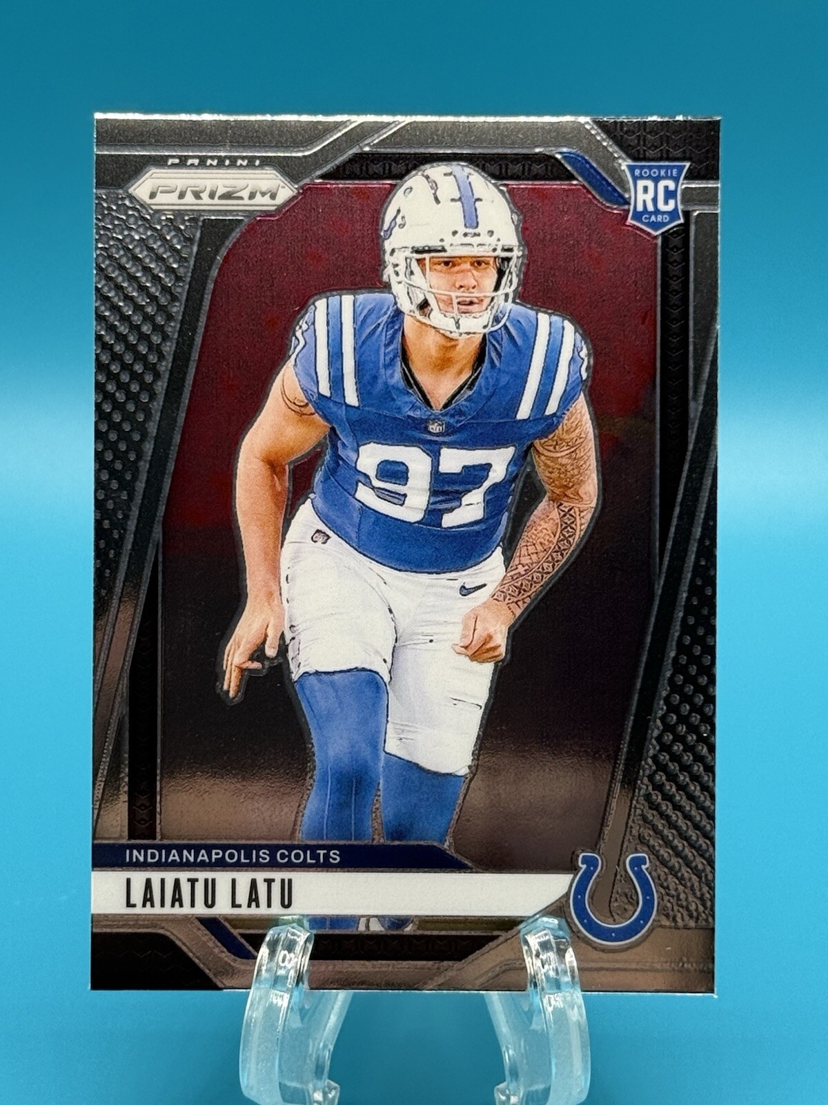 2024 Panini Prizm Laiatu Latu RC Rookie INDIANAPOLIS COLTS #366