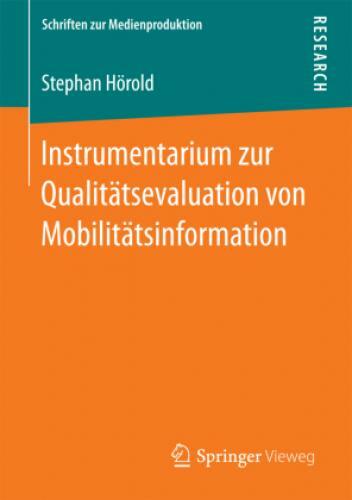 Thumbnail - Instrumentarium Zur Qualitätsevaluation Von Mobilitätsinformation 3452