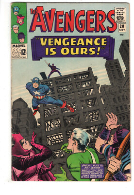 AVENGERS #20 (1965) - GRADE 5.0 - THE SWORDSMAN AND MANDARIN TEAM-UP TOGETHER!