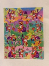 Vintage Lisa Frank Hunter SCENTSATION Strawberry Scented Sticker Sheets 