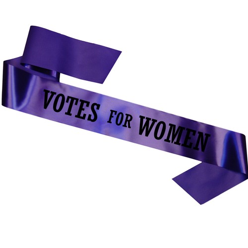 Purple Votes For Women Sash Emmeline Pankhurst Fancy Dress Costume Suffragette - Picture 1 of 3