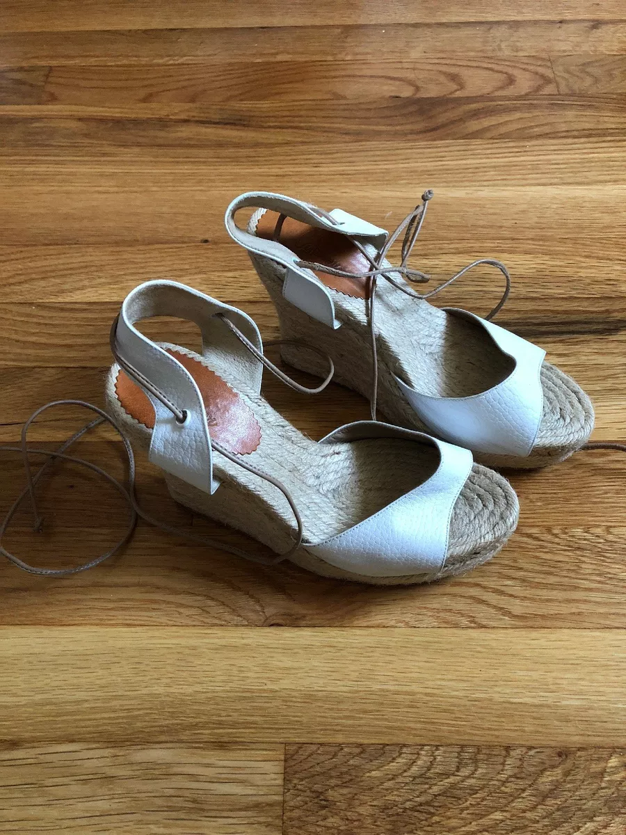 White shop wedges ebay