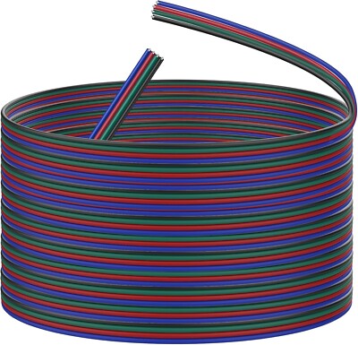 4-PIN RGB Extension Connector Wire Cable Cord For 3528/5050 RGB LED Strip Light
