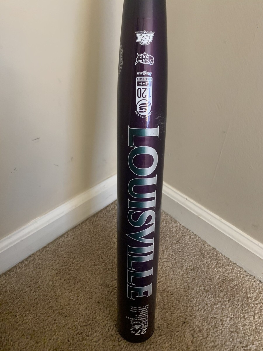 Batte Softball Louisville Slugger Genesis 2024 - Édition Limitée Ducks 27 Oz - Violet
