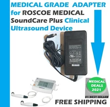 Medical Grade ADAPTER for ROSCOE MEDICAL SoundCare Plus Ultrasound Unit DQ9275