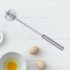 Stainless Steel Whisks Hand Push Semi Automatic Egg Beater Mixer