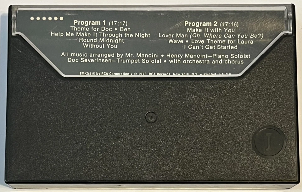 Henry Mancini Doc Severinsen - латунь, слоновая кость и струны - аудиокассета 1973 RCA - Изображение 2 из 4
