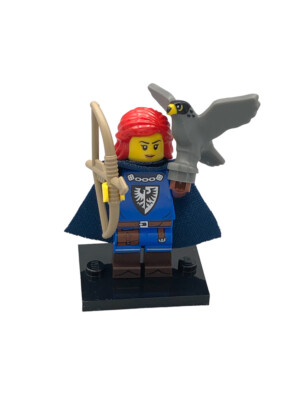 Lego Minifigur Serie 24 - 71037 - Falknerin - Rote Bogenschützin