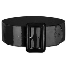 JASGOOD Women Wide Stretchy Belt Fashion Elastic Waist Belt for Dresses Fashi...