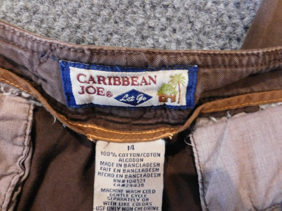 Pantalón mujer Caribbean Joe 14 marrón cargo recto Foto 2 de 4