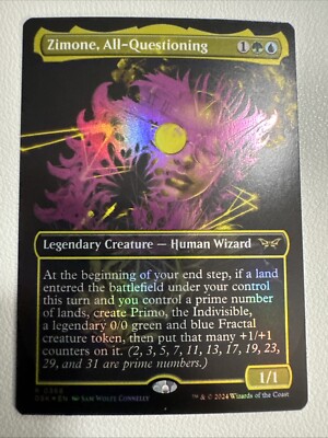 Zimone, All-Questioning (NM Foil) DSK-0366 Rare MTG | eBay