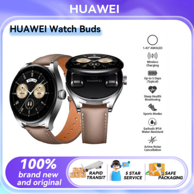 Huawei Watch Buds 1.43'' KHAKI AMOLED GPS IP68 Bluetooth iOS Android Smartwatch