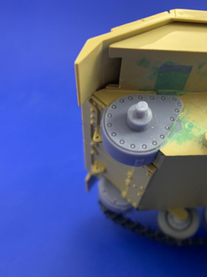 Tamiya 1/35 M2 Bradley Corrected Hull Mounts, Shocks, and