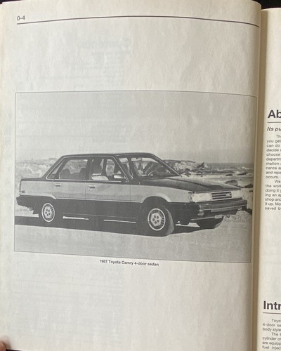 Toyota Camry Holden Apollo Haynes Repair Manual 1983-1992 Car Service - Picture 5 of 8