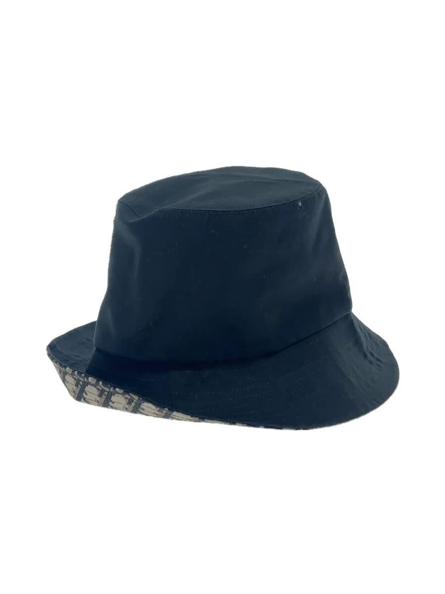 Chapeau seau femme Christian Dior 56 polyester noir monogramme 95TDD923A130 occasion