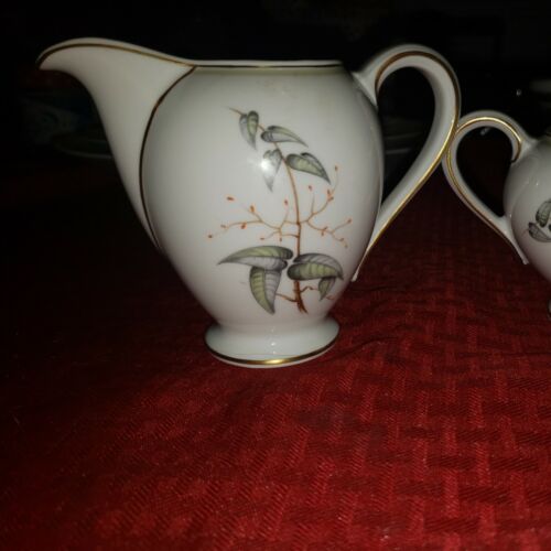 Crema y azúcar cubierta vintage de porcelana Thomas Rosenthal Continental 7425 - Imagen 2 de 10