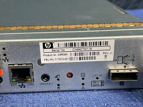 HPE C8R09A - HP MSA 2040 6GB I/O SAN Fiber Channel FC Controller 717870-001 - Picture 2 of 14