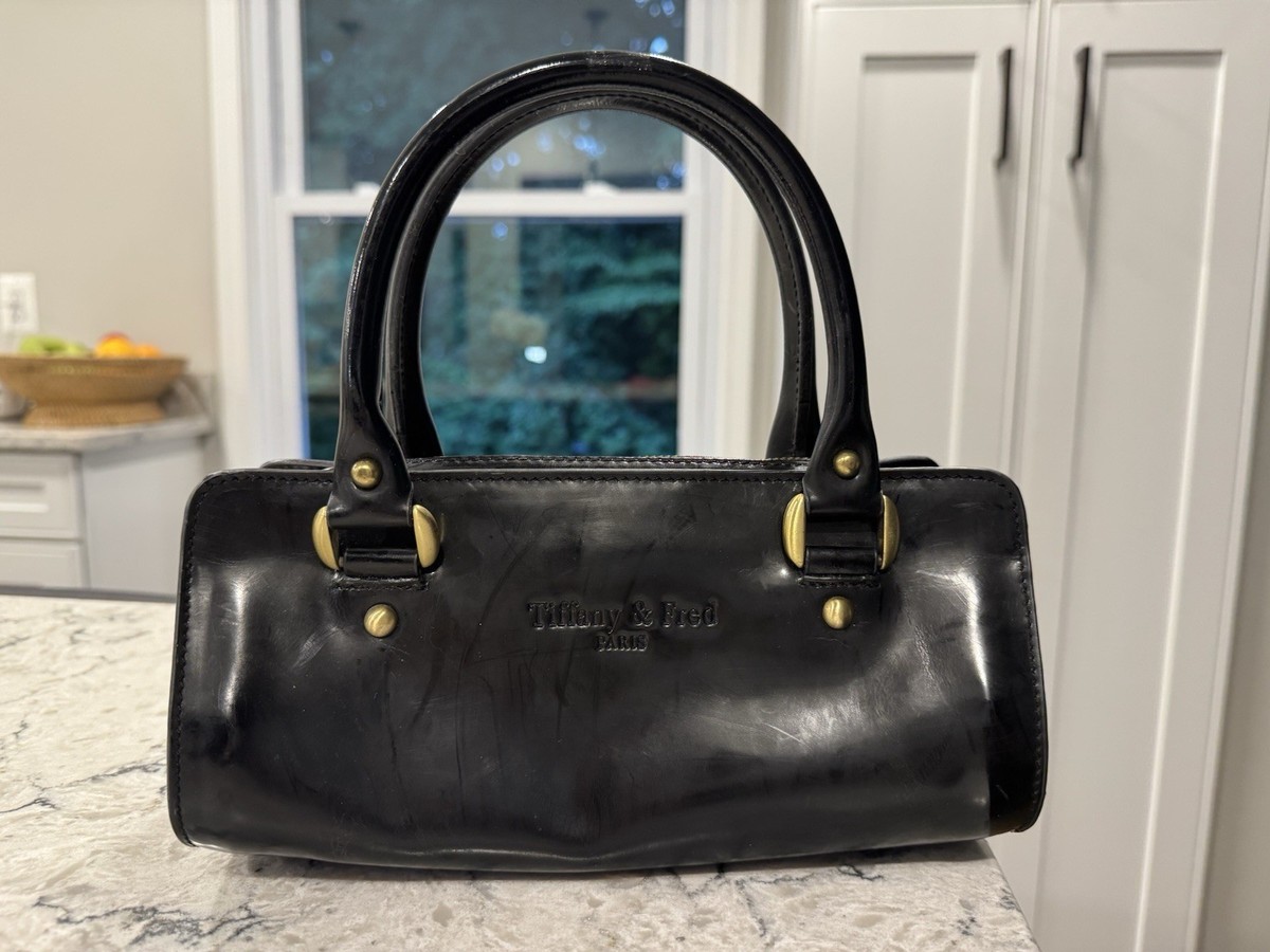 Tiffany & Fred Paris Patent Leather Top-Handle Tote Women