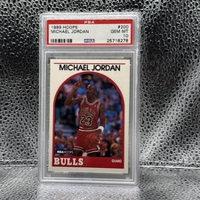 1989 HOOPS #200 MICHAEL JORDAN BULLS HOF PSA 10 💎💎🐐