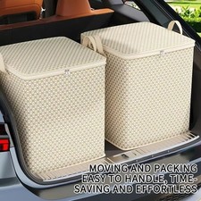 2Pcs Large Storage Bags Waterproof Closet Organizer Clothes Blanket Box 110-220L