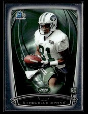 2014 Bowman Chrome #204 Shaquelle Evans Rookie Card New York Jets. rookie card picture