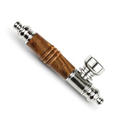 Holzpfeife Metall-Pfeife 10 cm Kawummeffekt Tabakpfeife Schraubpfeife Smoking Pi