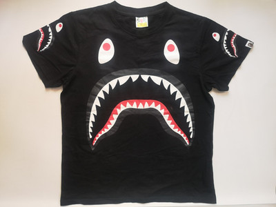 BAPE A Bathing Ape Shark Tee Black T-Shirt