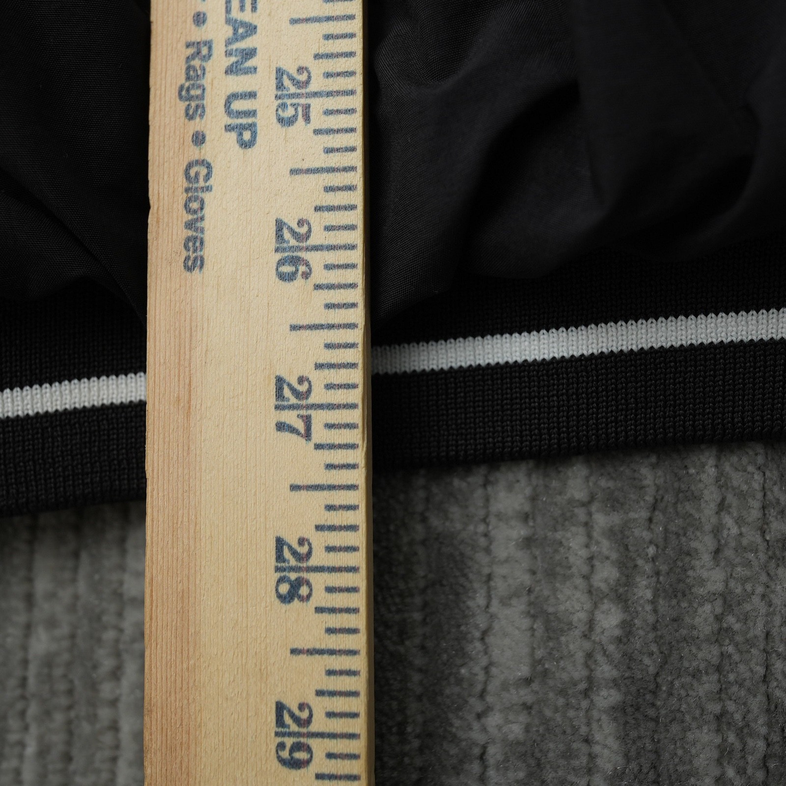 Rawlings Jacket Men Large Black Solid White Pullo… - image 2