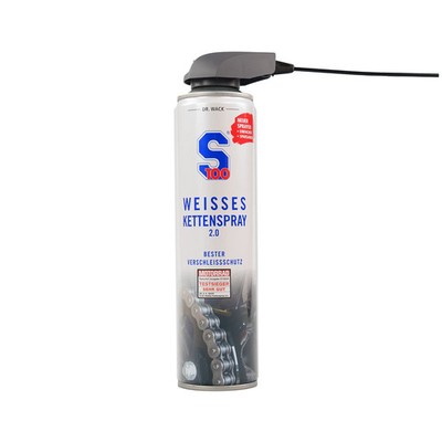 S100 Weisses Kettenspray Kettenfett Motorrad 400ml Dr O.K. Wack