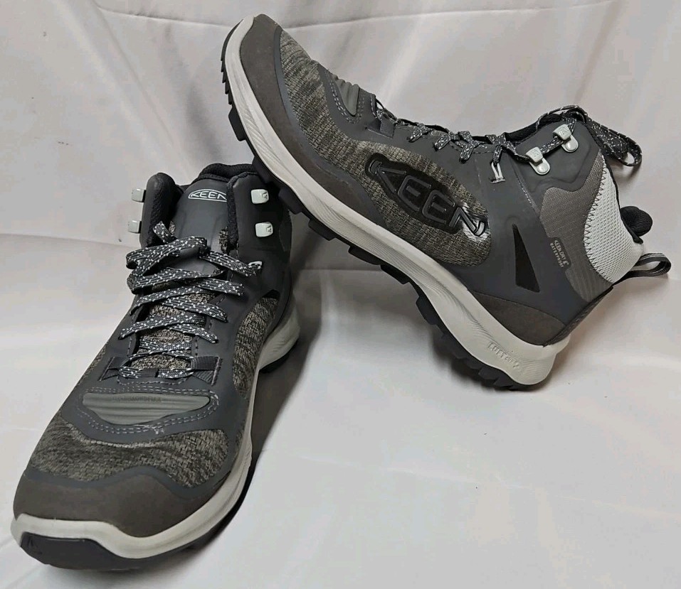 Keen Womens Terradora Evo Mid Gray Hiking Boots Size 10 Trail Shoes EUC-image