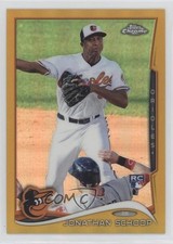 2014 Topps Chrome Gold Refractor 43/50 Jonathan Schoop #33 0sf1