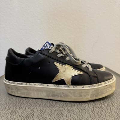 GOLDEN  HI STAR 汚れ加工 スニーカー 36 GOLDEN GOOSE HI STAR LEATHER SNEAKERS SIZE 36 EU / 6 US | eBay
