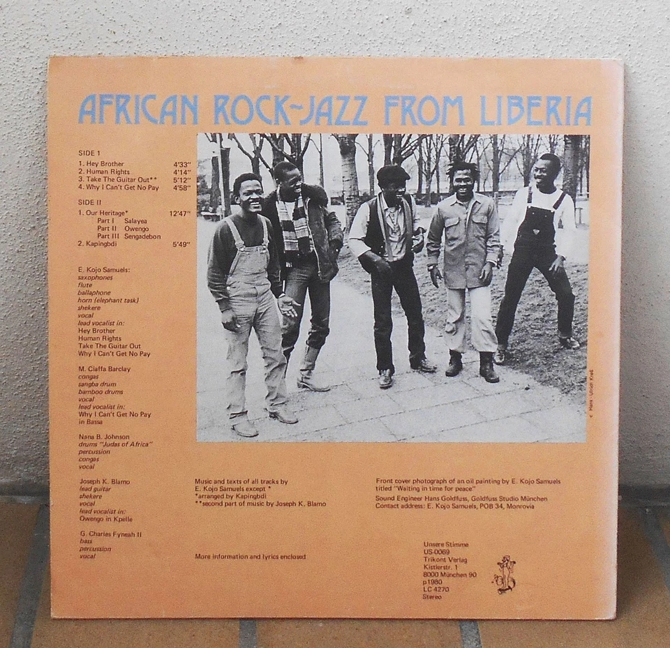 Kapingbdi – Hey Brother.   Afro Beat  Jazz Funk    LP   No insert - Bild 2 von 2