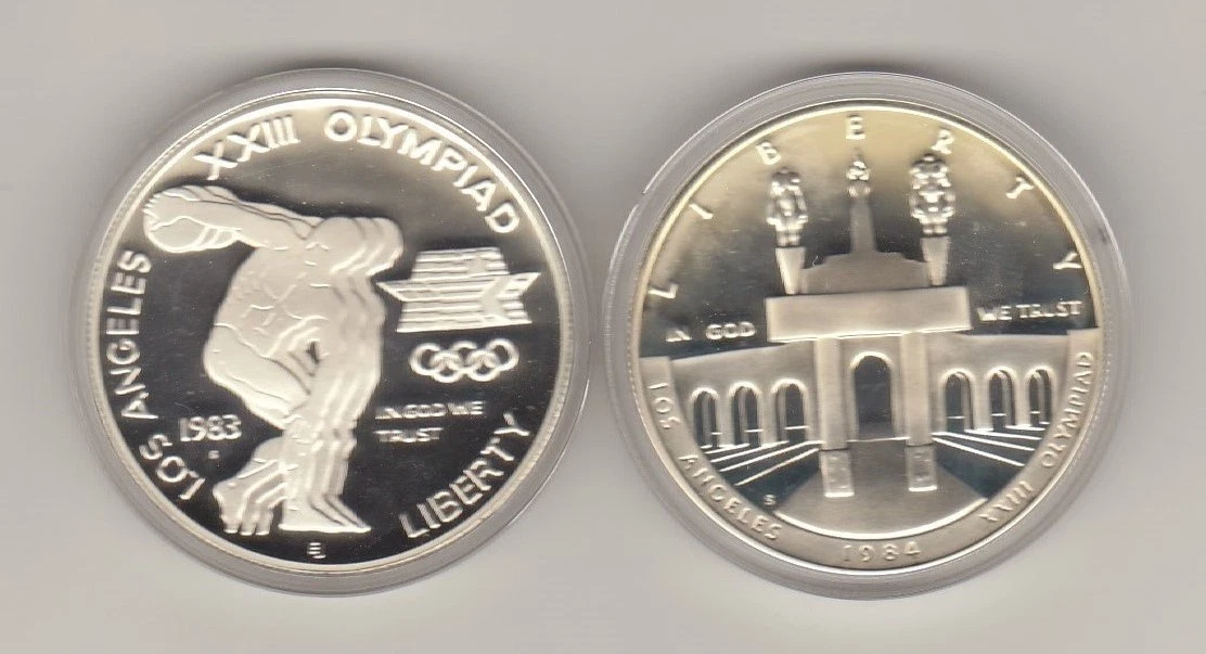 $1 1983 Proof US Modern Silver/Clad Commemorative Coins (1982-Now