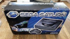 ✅Sega Saturn Game Console Black Mk1 Nice Condition Complete 2 Controllers