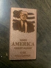 2024 Make America Great Again! Maga Trump 115oz. Copper Bar .999 Fine 23 bars