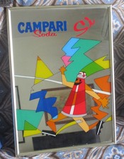 CAMPARI SODA , UGO NESPOLO , SPECCHIO ANNI 80/90'.