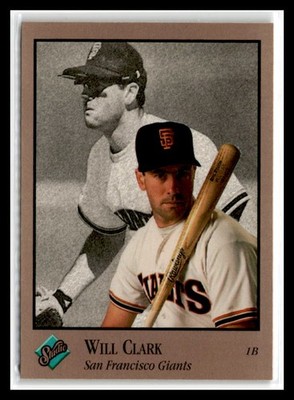 Will Clark 1992 Studio #114 San Francisco Giants
