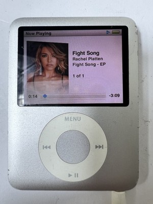 Apple iPod Nano 3rd Gen 4GB A1236 MP3 Player SILVER MA978LL/A