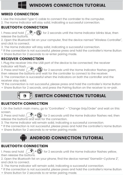 GameSir Cyclone 2 Wireless Controller - 1000Hz Polling Rate, TMR Joysticks - Image 2 of 4