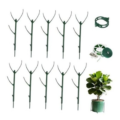 Monstera Plant Support,10 Pack Stackable Garden Plant Stakes for Indoor 10 PCS