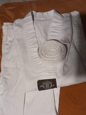 Teakwondo Anzug 140 cm weiss komplett Kinder Sport Kampfsport