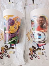 2026 McDonald's FIFA World Cup Adult Happy Meal Cups Lot Of 2 Opened
