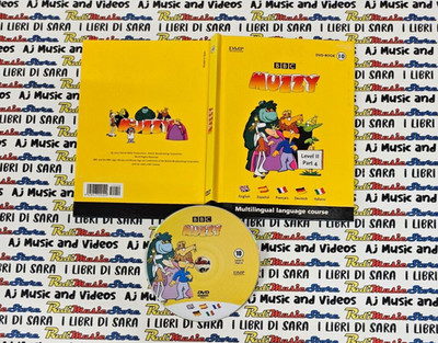 Book Libro+DVD BBC MUZZY 10 LEVEL II PART 4 multilingual language course (A46)