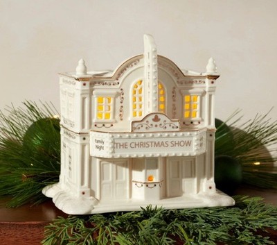 Lenox Mistletoe Park County Theater Lit Village Treasures Vault 2025 NEW IN BOX